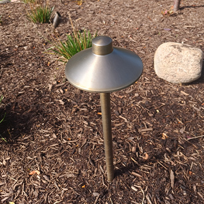 Landscape lighting installation