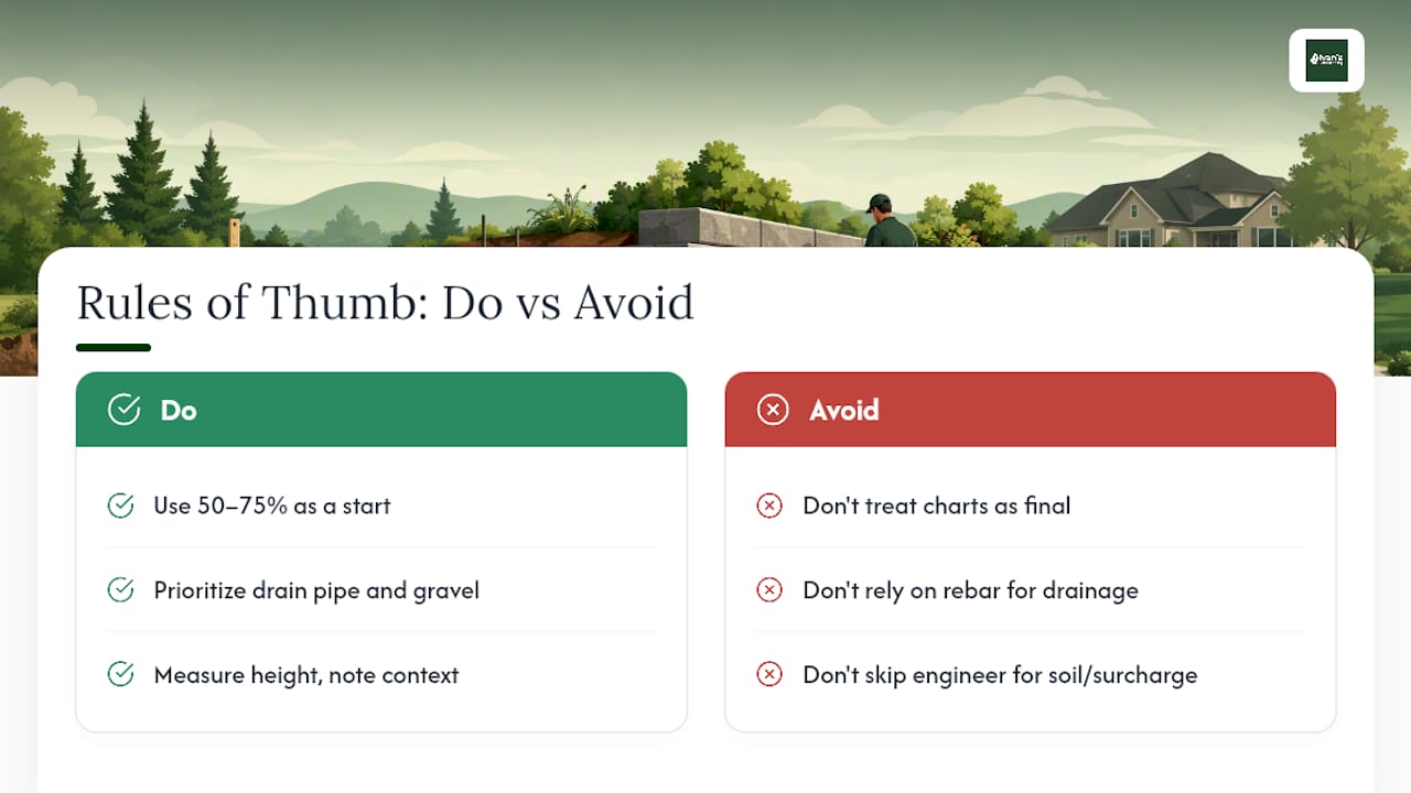 An Editorial Take: Rules of Thumb Only Get You Partway There — overview diagram