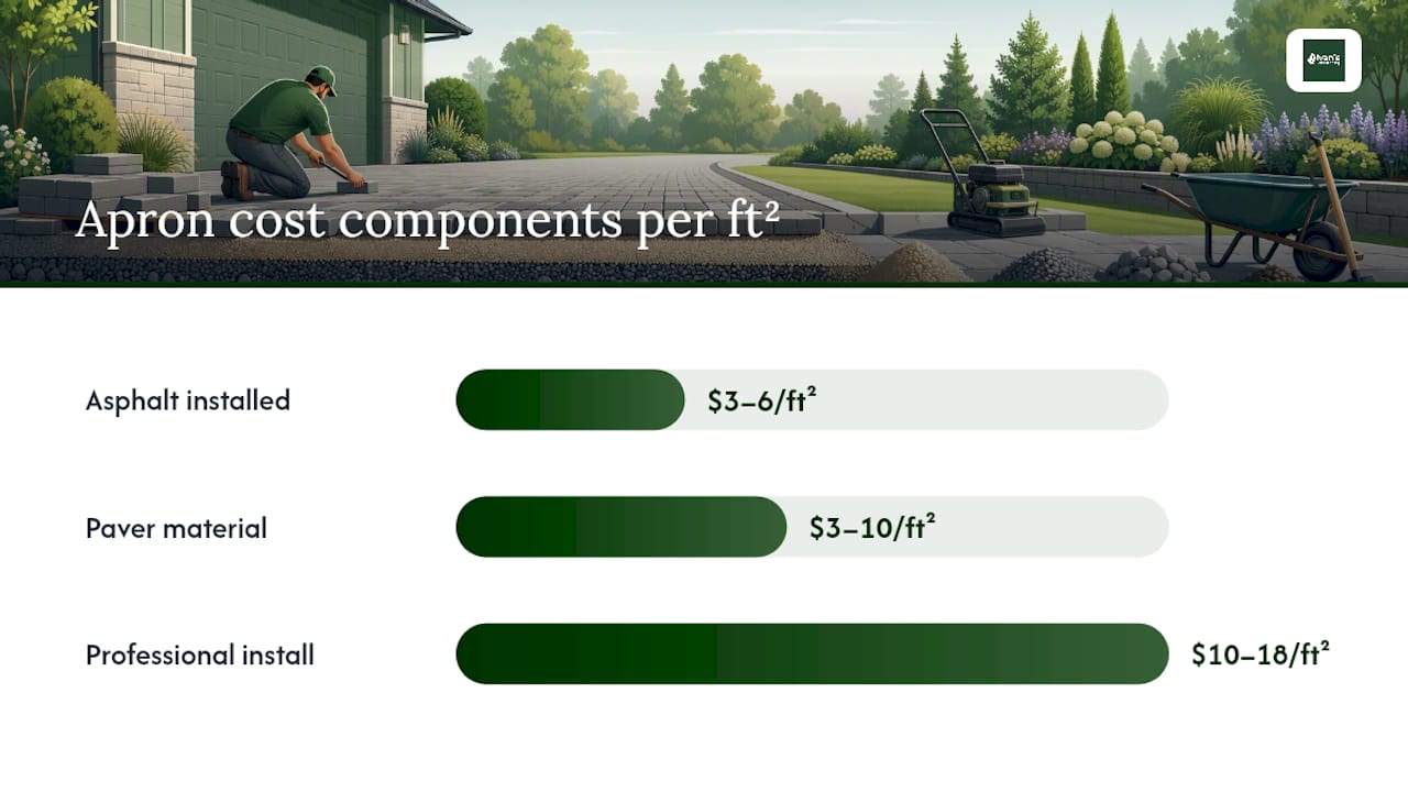 Which Paver Materials Hold Up Best on an Apron? — overview diagram