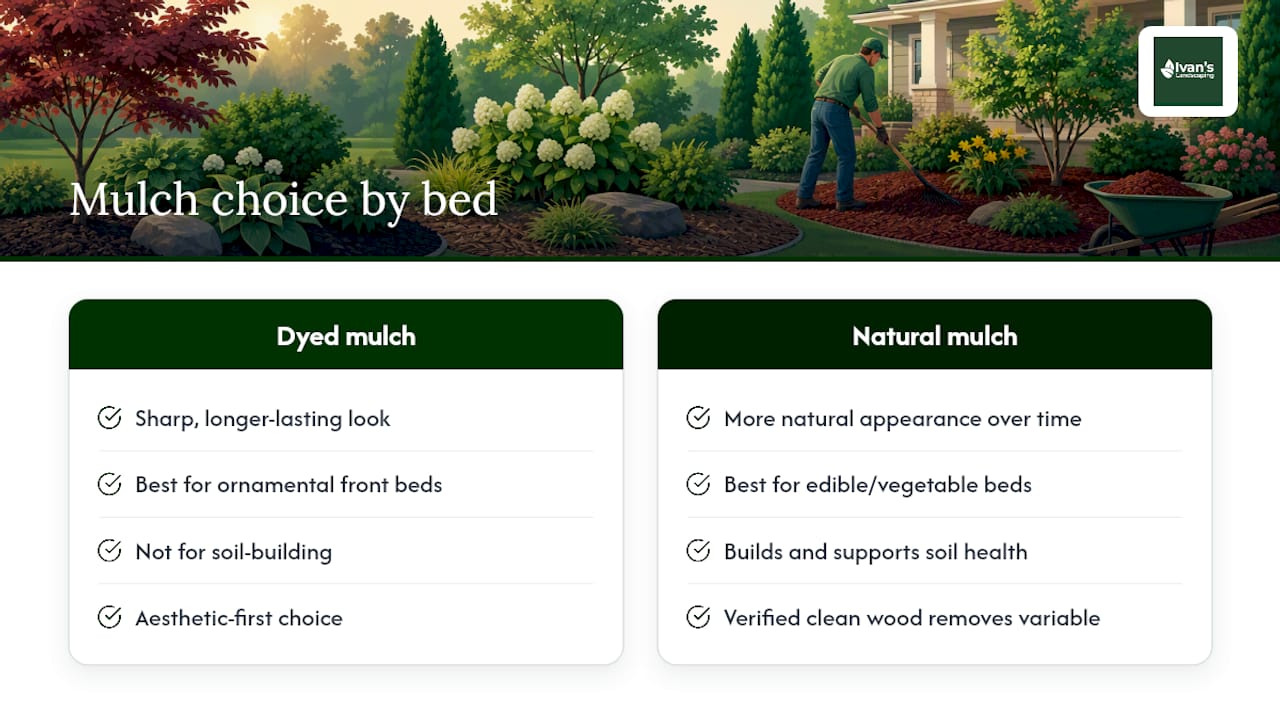 Balancing curb appeal with soil health — overview diagram