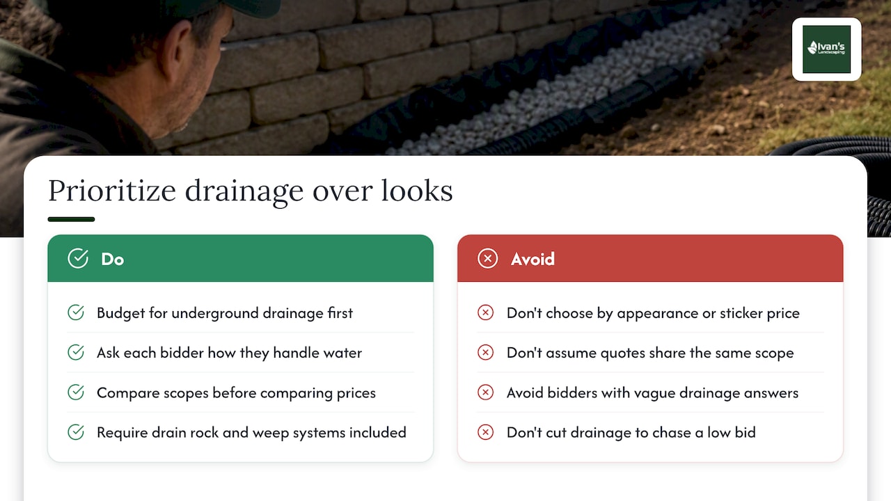Why Drainage Deserves More Attention Than Curb Appeal — overview diagram